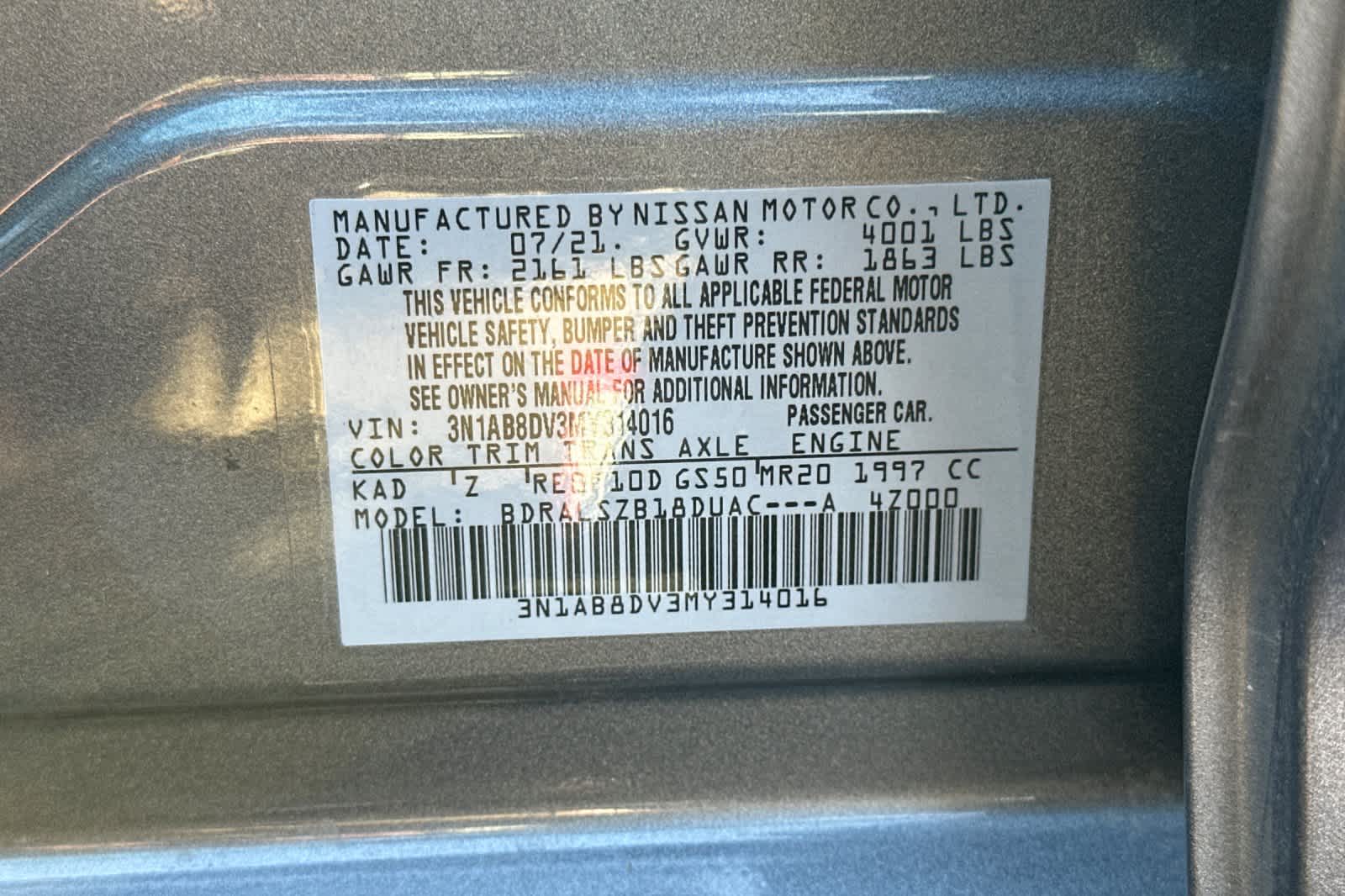 Thumbnail: 2021 Nissan Sentra - 28