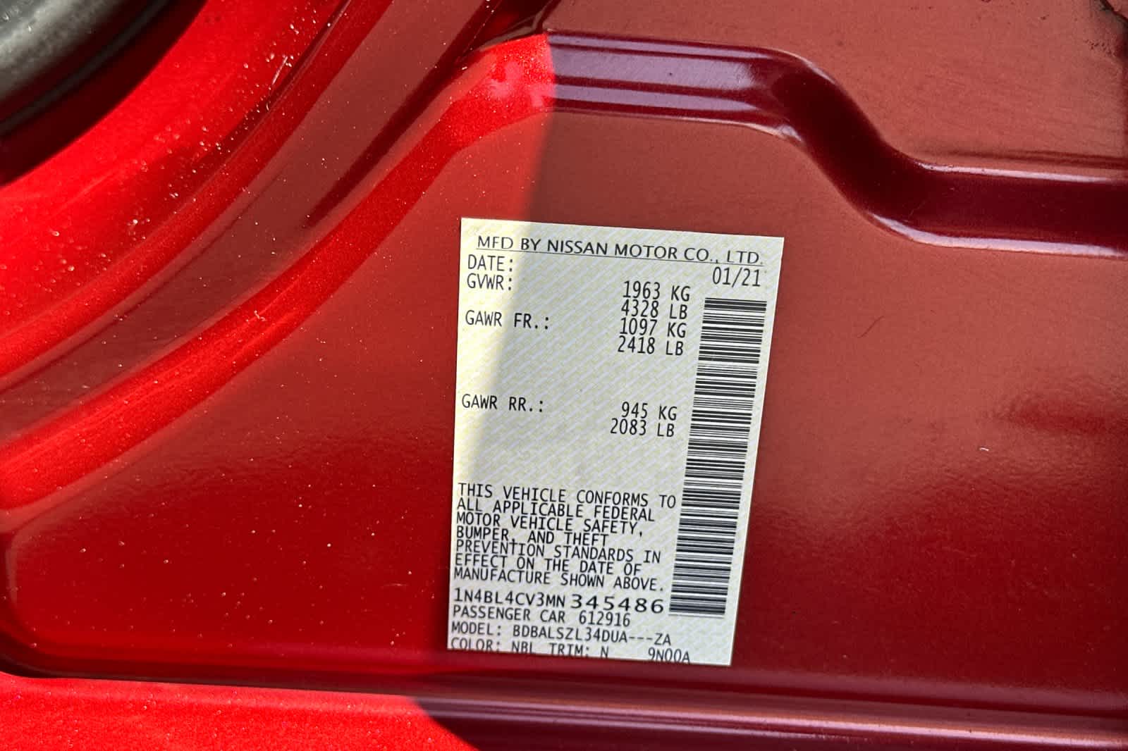 Thumbnail: 2021 Nissan Altima - 28