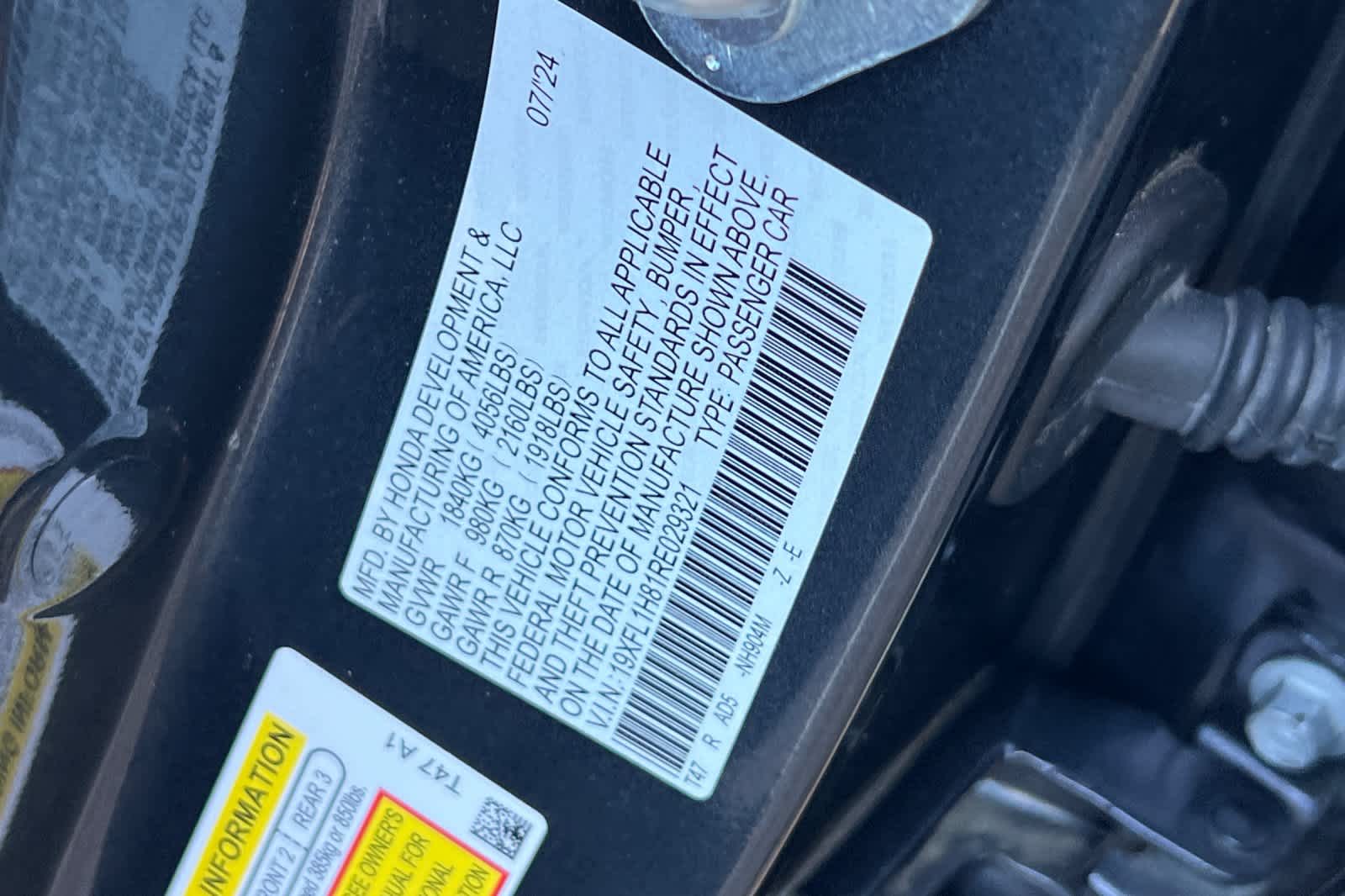 Thumbnail: 2024 Honda Civic - 30