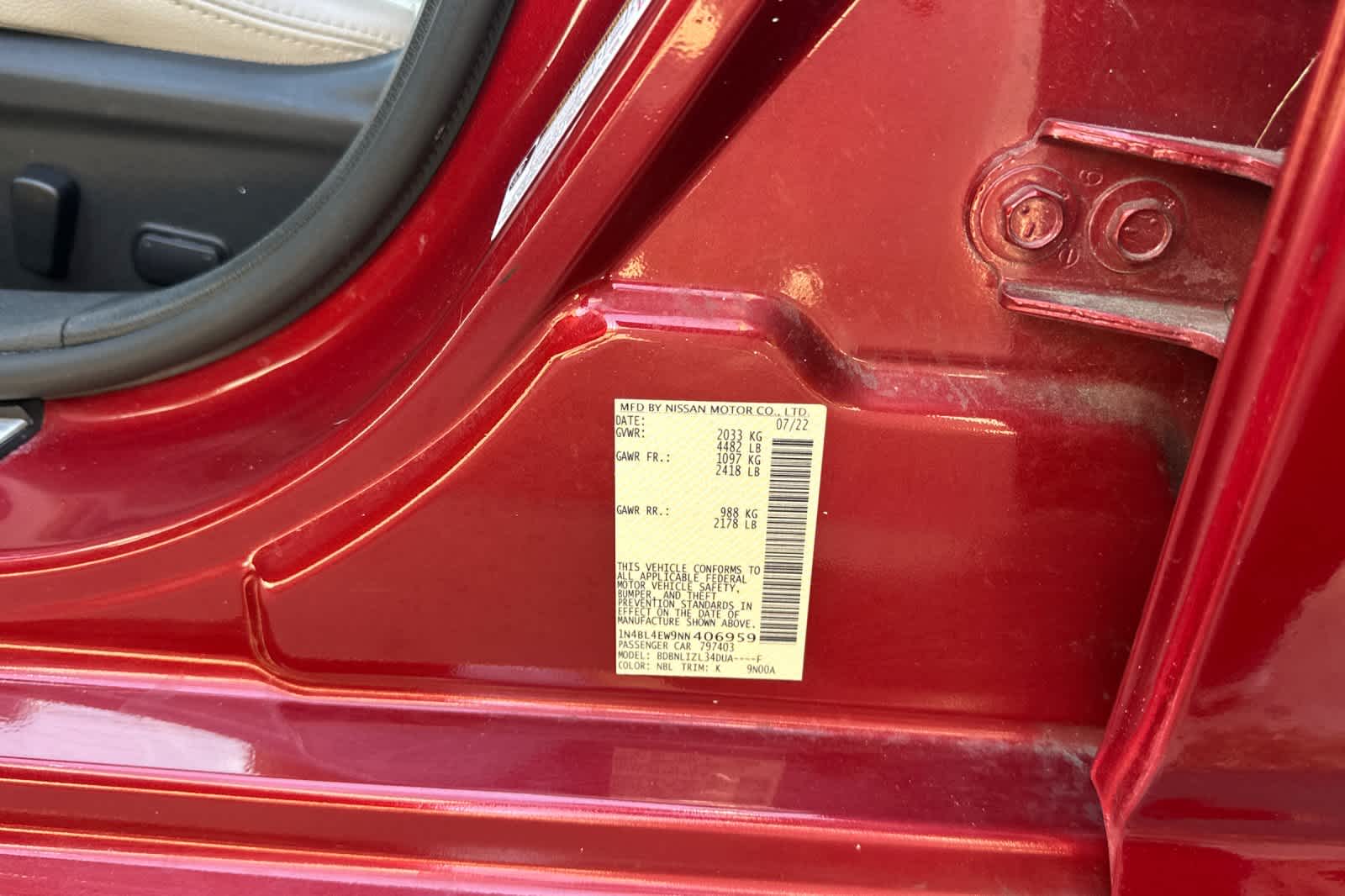 2022 Nissan Altima SL 27