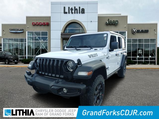 2023 Jeep Wrangler 4-DOOR WILLYS 4X4 Sport Utility Bright White For Sale in  Grand Forks ND | Stock#: PW597481