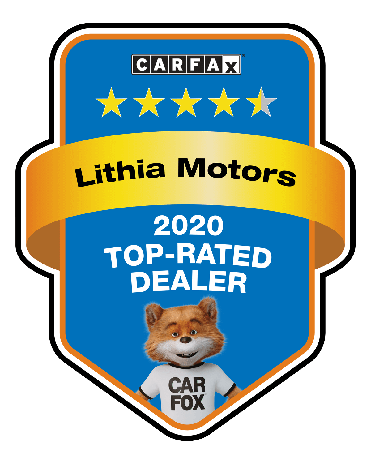 Lithia Motors 2020 Top Rated Dealer