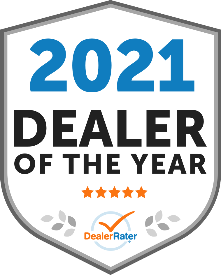 DealerRater 2021 Dealer of the Year Award Badge
