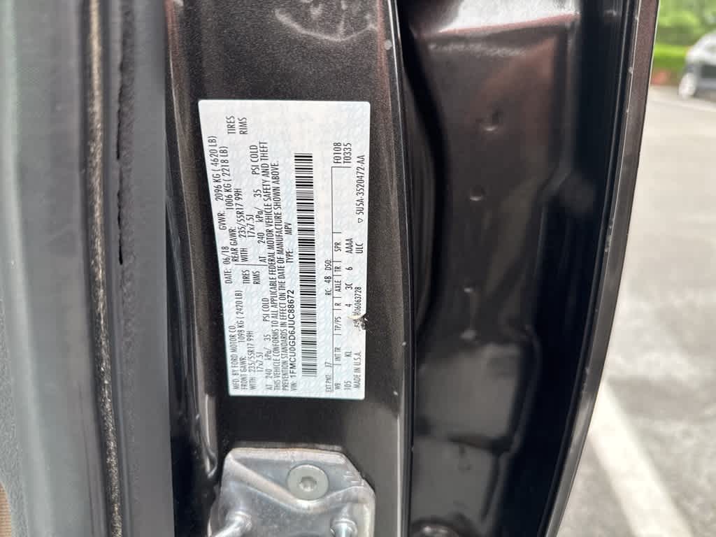 2018 Ford Escape SE 8