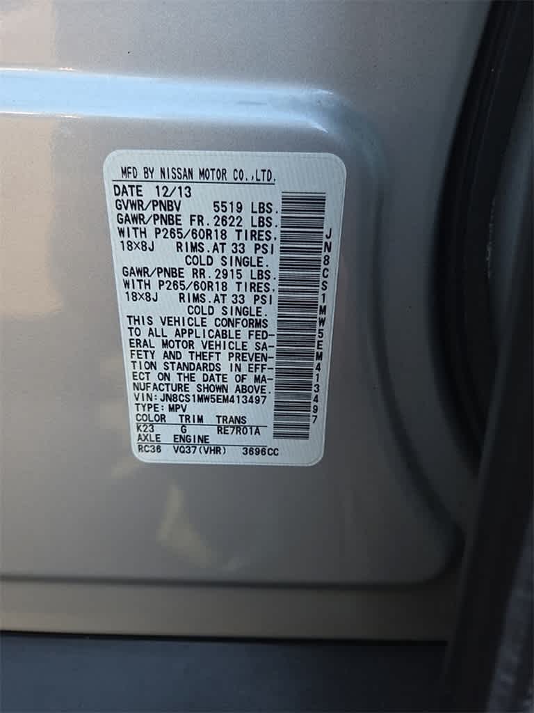 Thumbnail: 2014 INFINITI QX70 - 21
