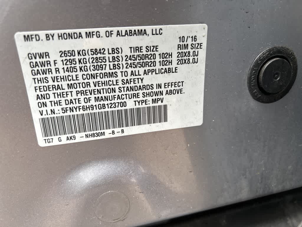 2016 Honda Pilot Touring 17