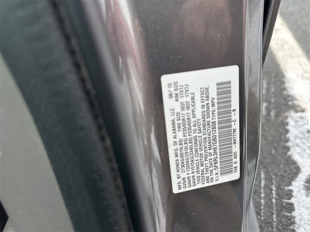 Thumbnail: 2016 Honda Odyssey - 8