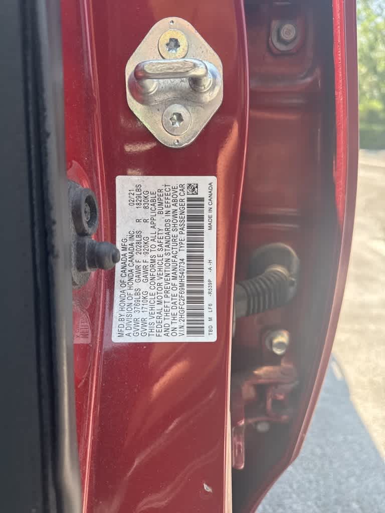 2021 Honda Civic LX 7