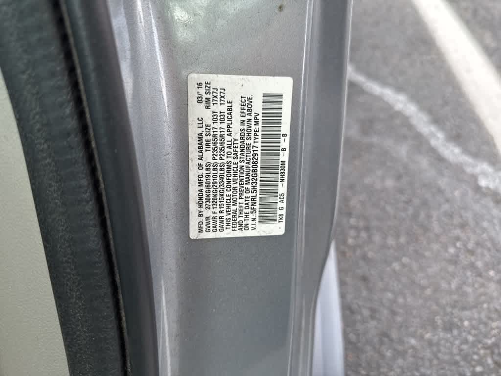 2016 Honda Odyssey SE 8