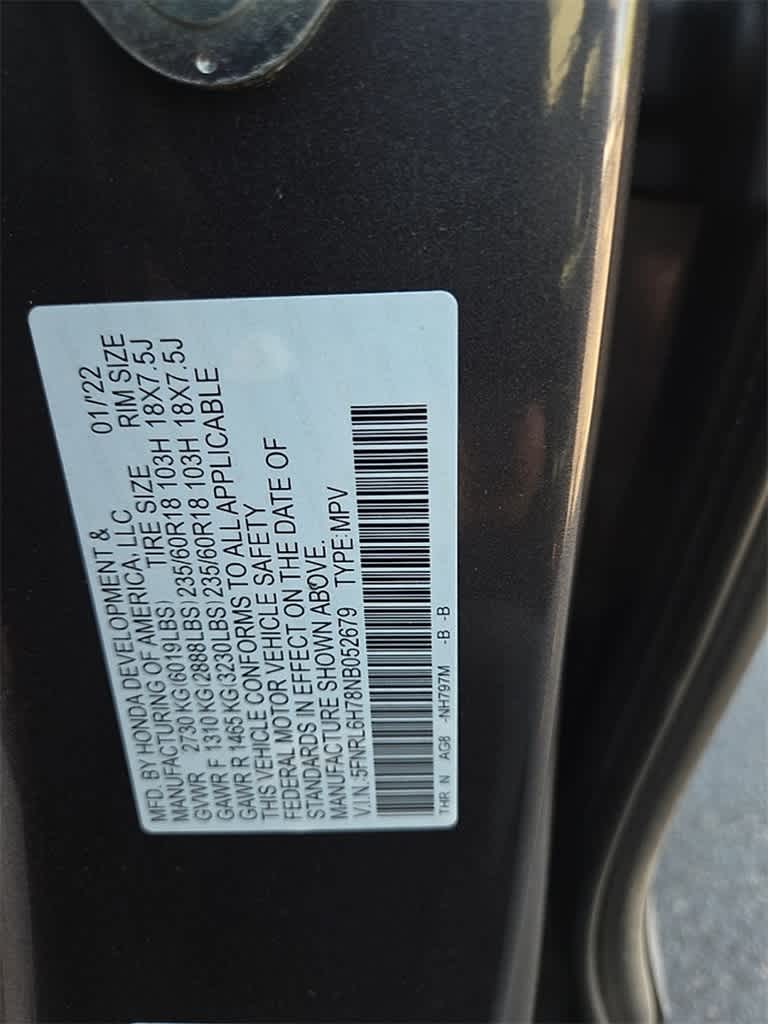 Thumbnail: 2022 Honda Odyssey - 21