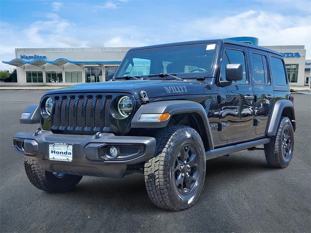 2021 Jeep Wrangler Unlimited Willys Hero Image