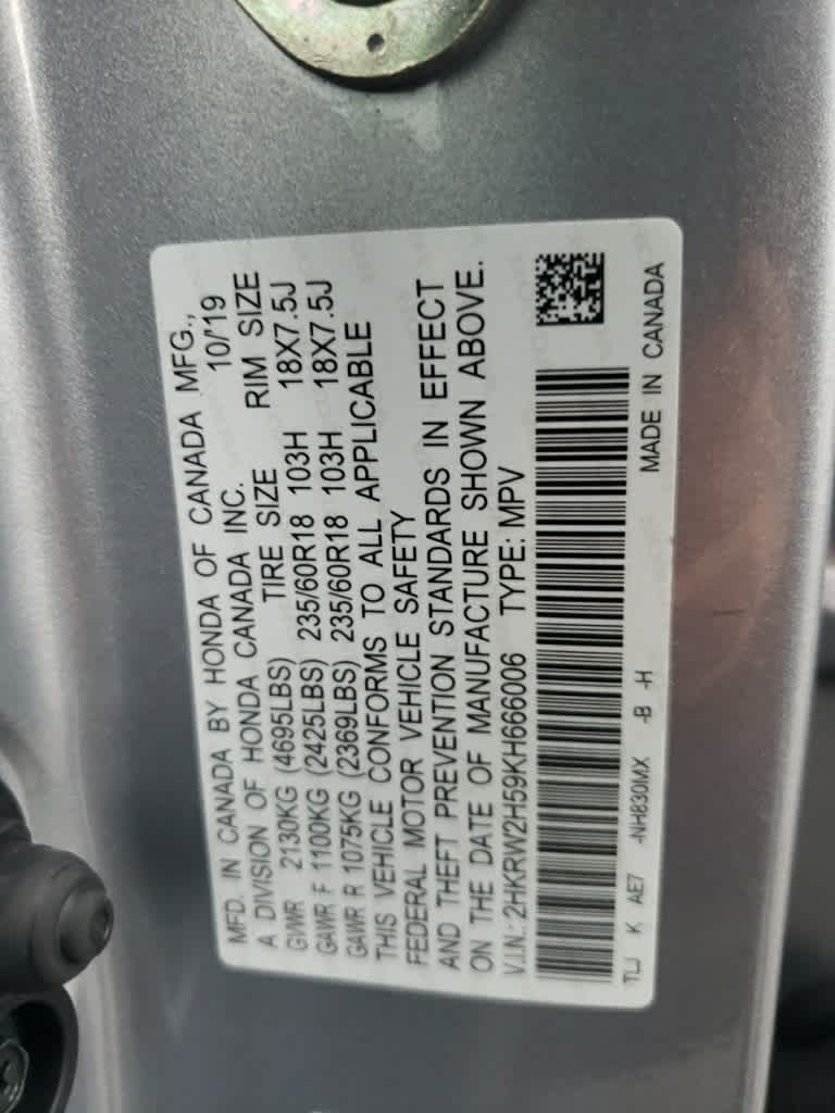 2019 Honda CR-V EX 22