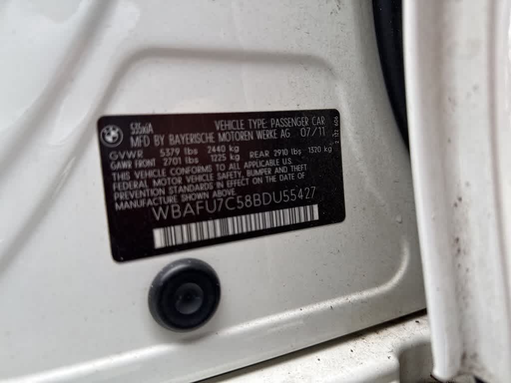 2011 BMW 5 Series 535i xDrive 7