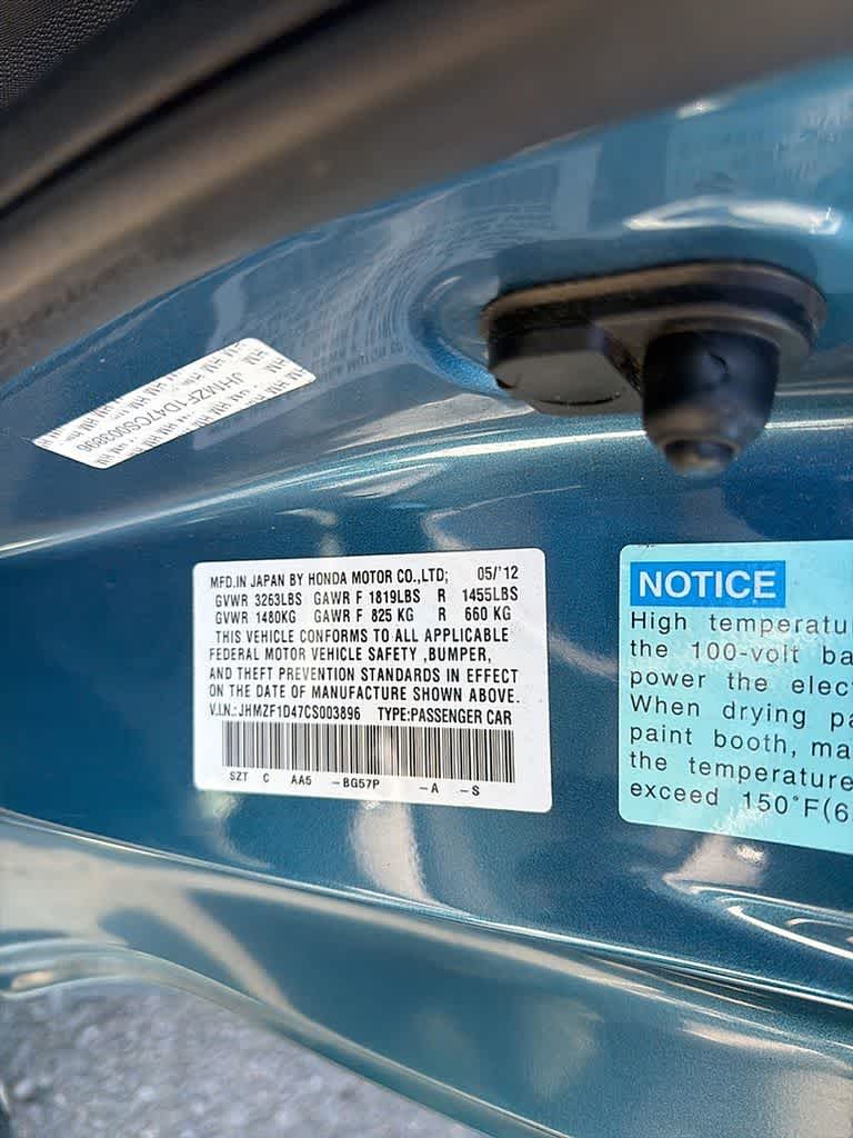 Thumbnail: 2012 Honda CR-Z - 15