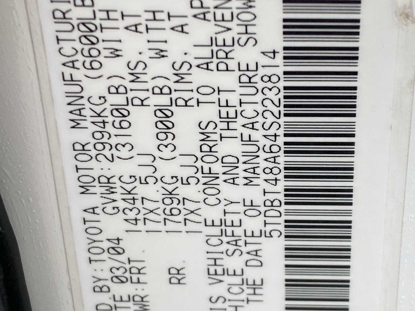 Thumbnail: 2004 Toyota Sequoia - 22