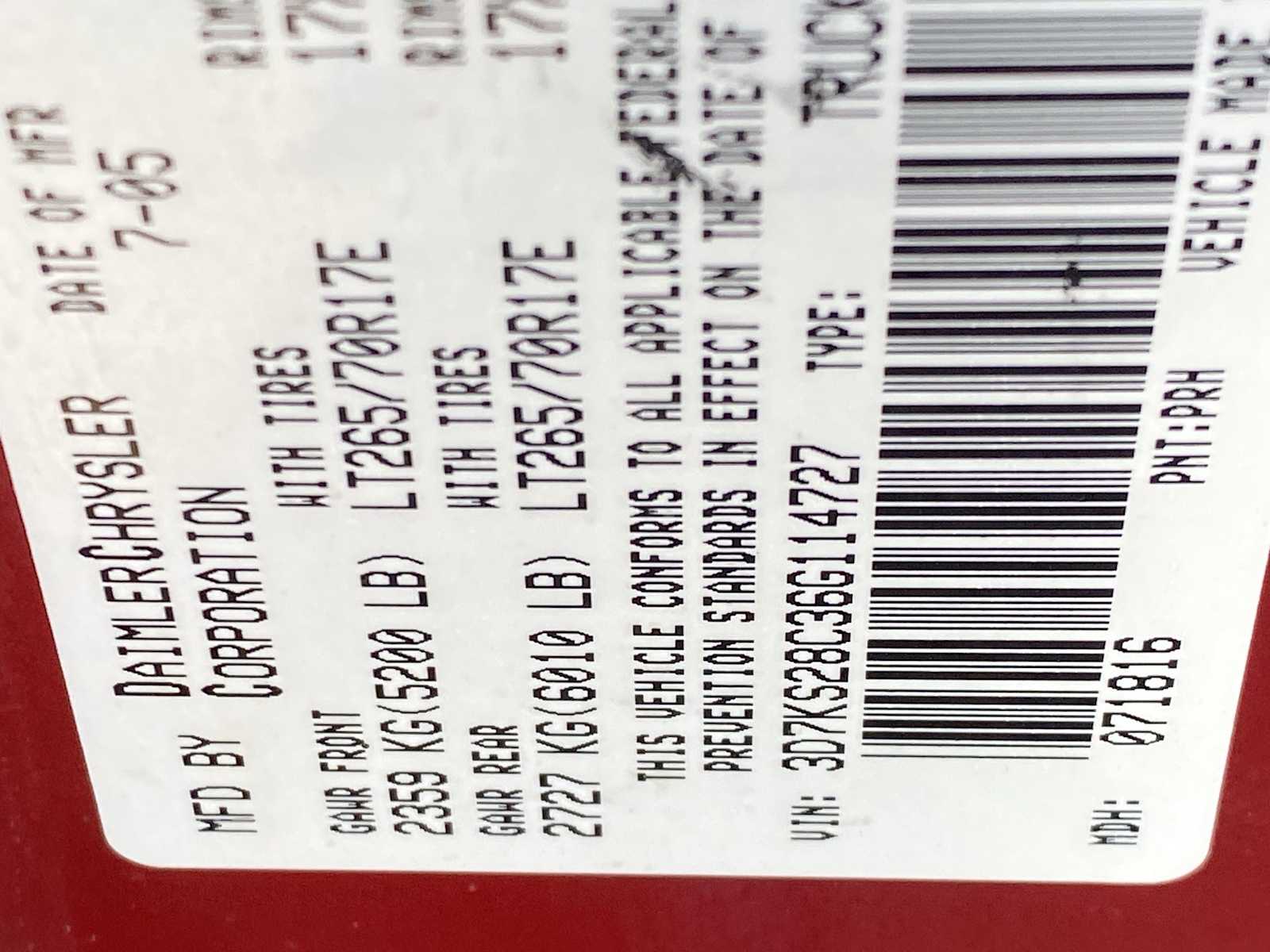 Thumbnail: 2006 Dodge Ram 2500 - 29