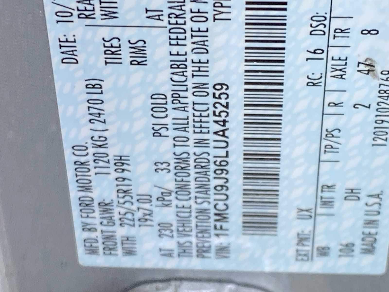 Thumbnail: 2020 Ford Escape - 22