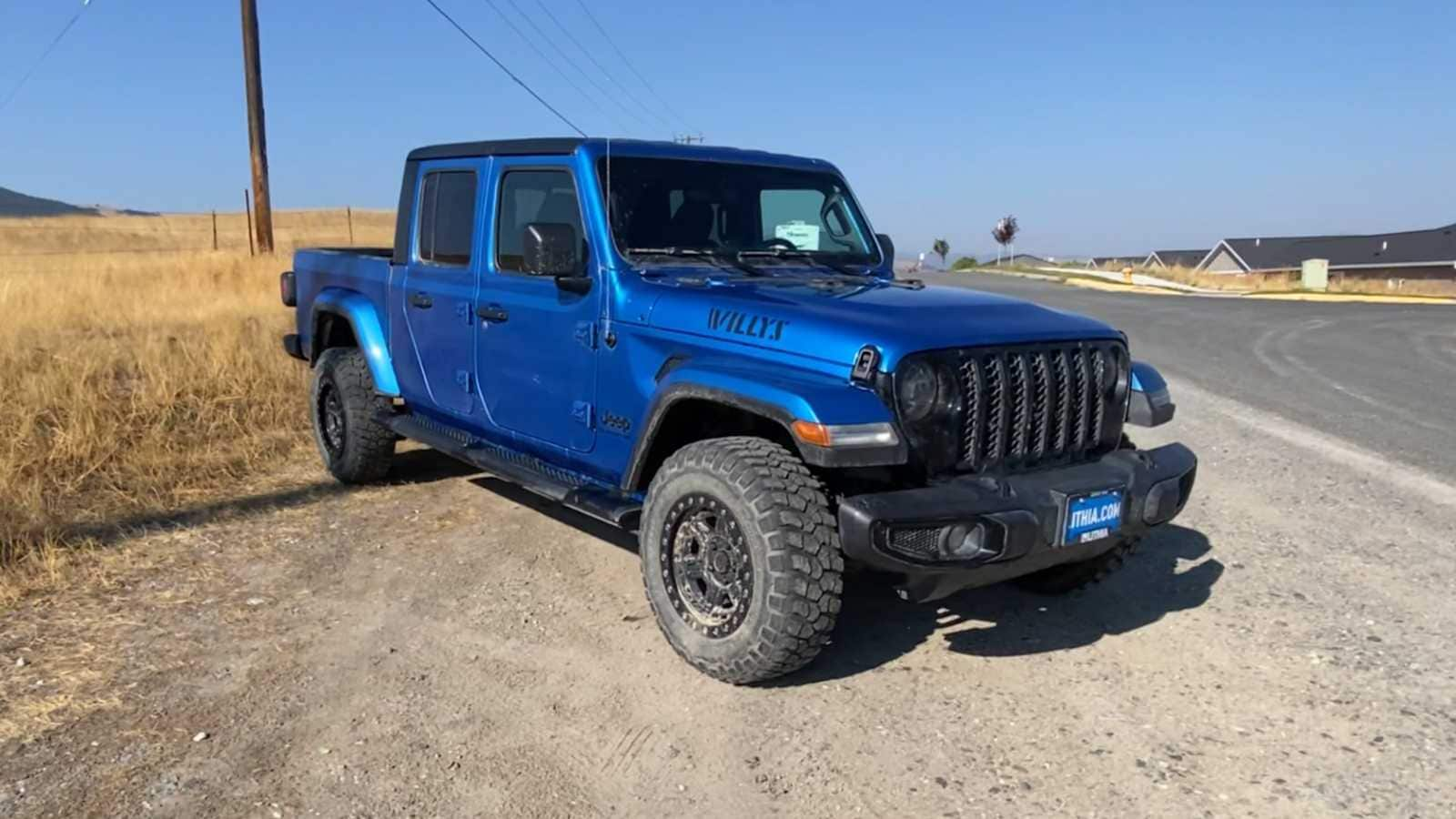 Certified 2022 Jeep Gladiator WILLYS with VIN 1C6HJTAG1NL174234 for sale in Helena, MT