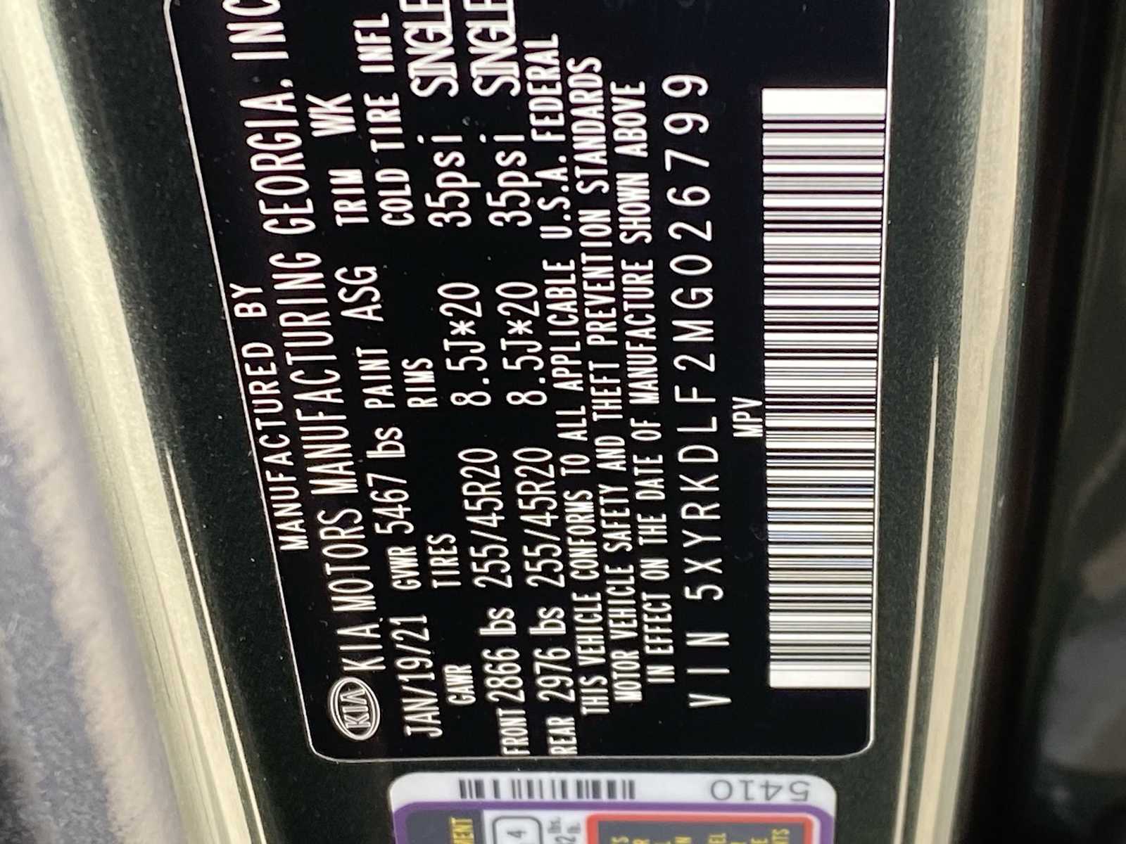 Thumbnail: 2021 Kia Sorento - 39