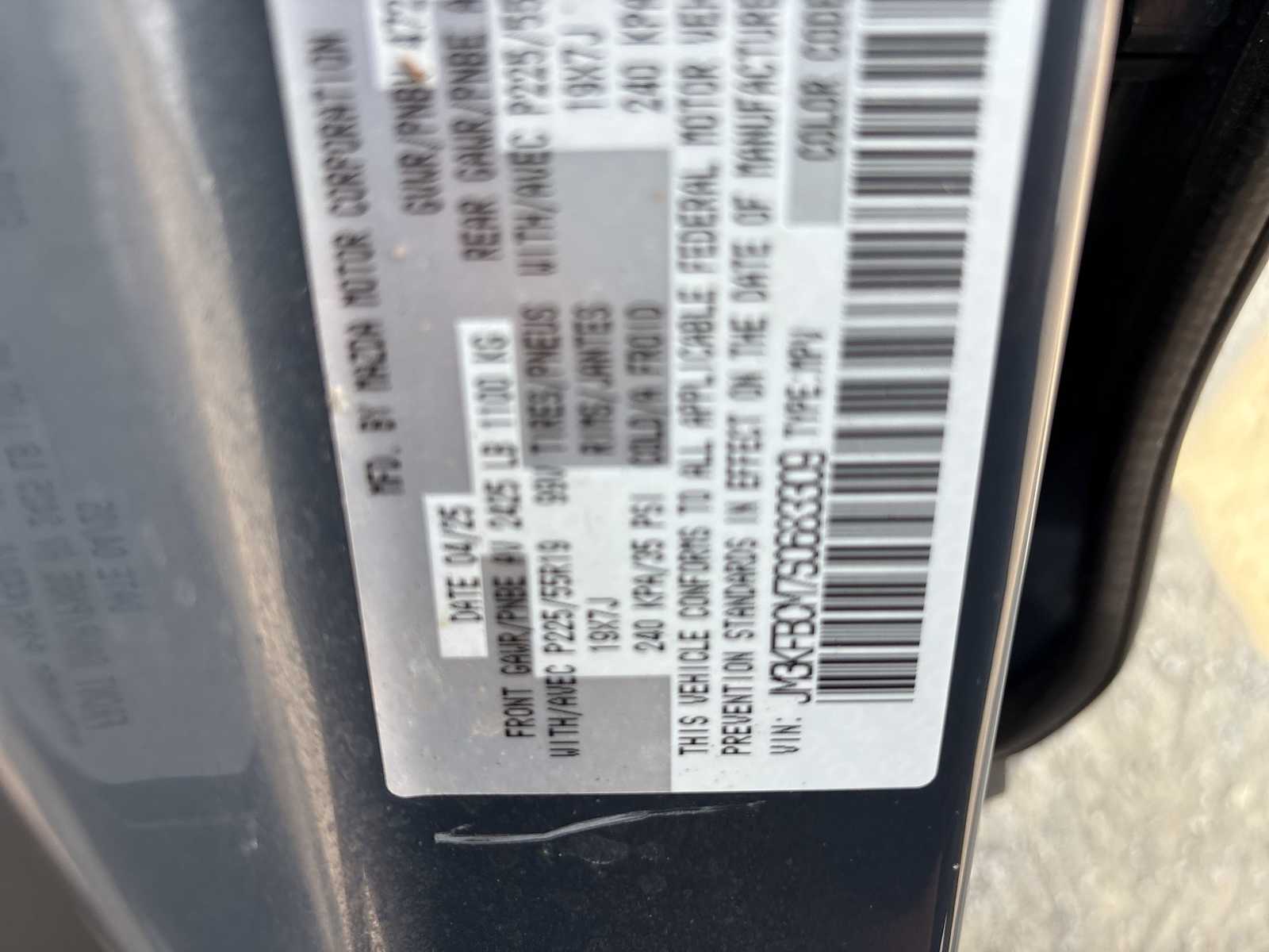 Used 2025 Mazda CX-5 2.5 S Carbon Edition Polymetal Gray For Sale