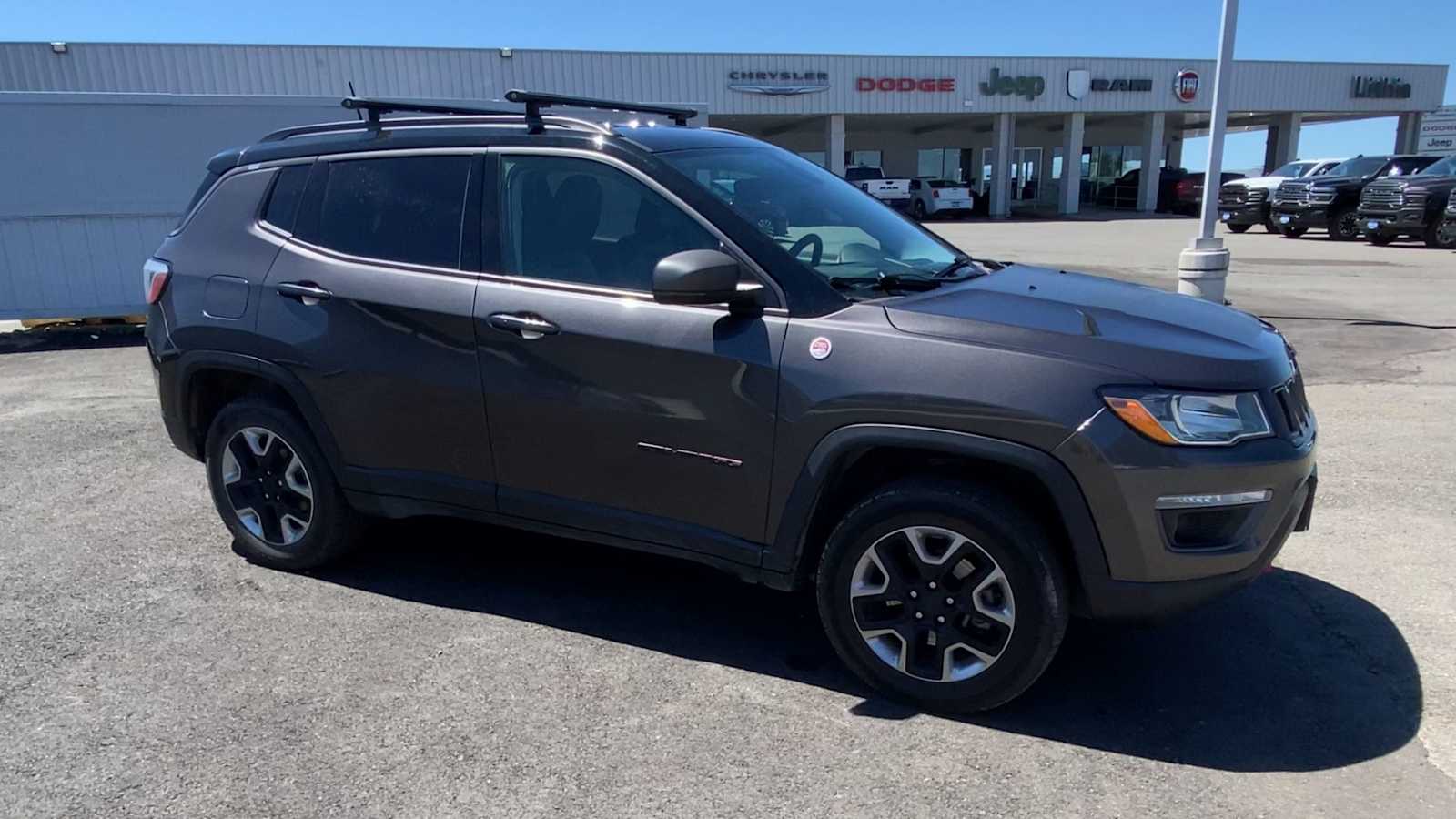 Certified 2018 Jeep Compass Trailhawk with VIN 3C4NJDDB3JT210280 for sale in Helena, MT