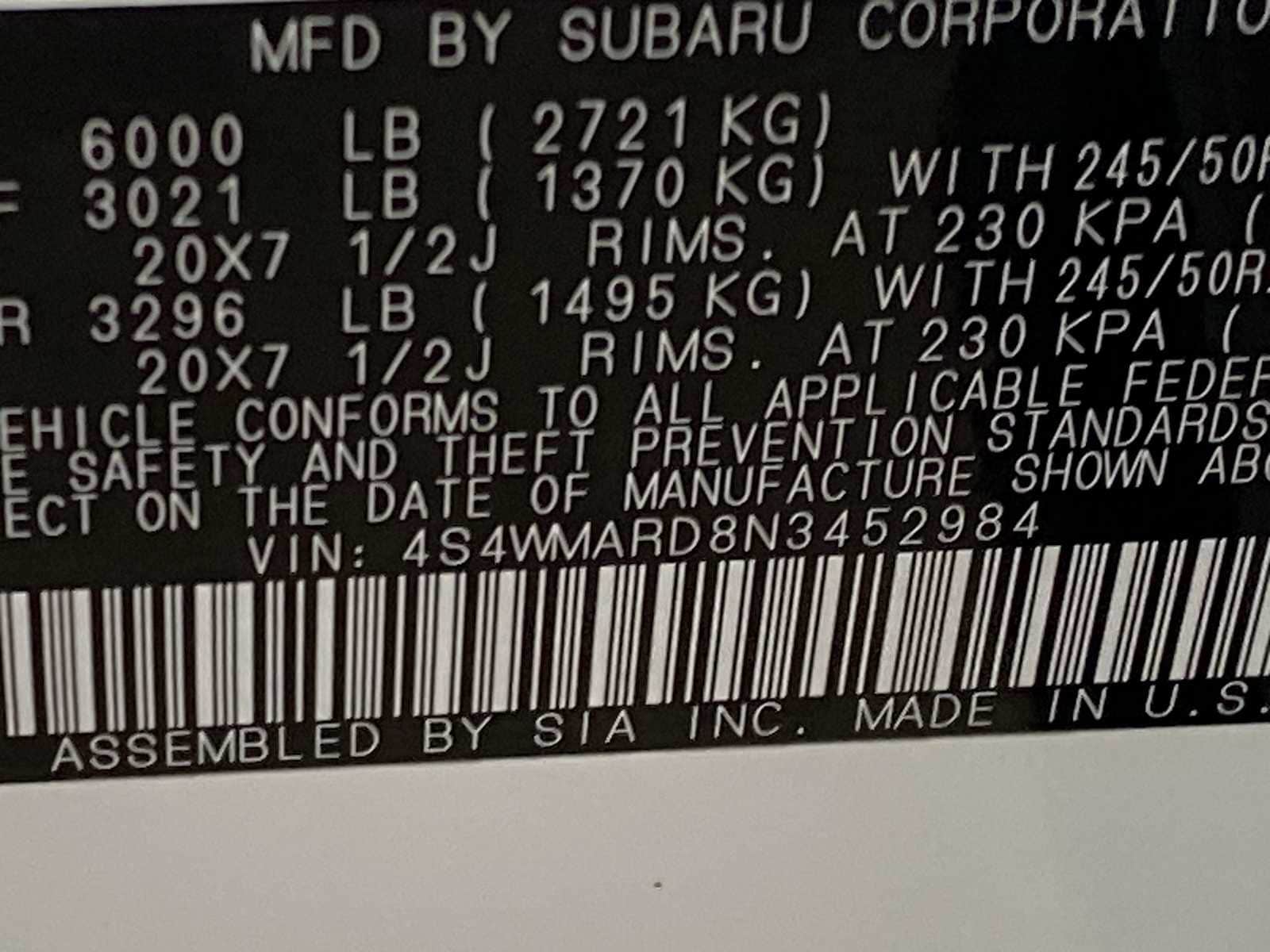 Thumbnail: 2022 Subaru Ascent - 32