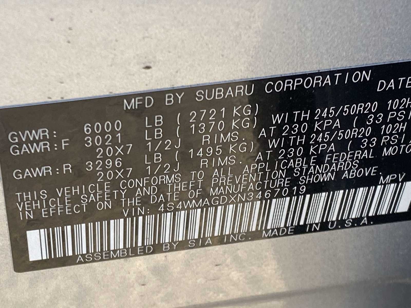 Thumbnail: 2022 Subaru Ascent - 38