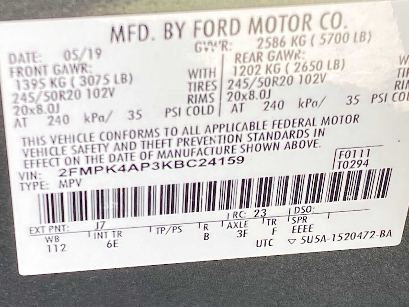 Thumbnail: 2019 Ford Edge - 21