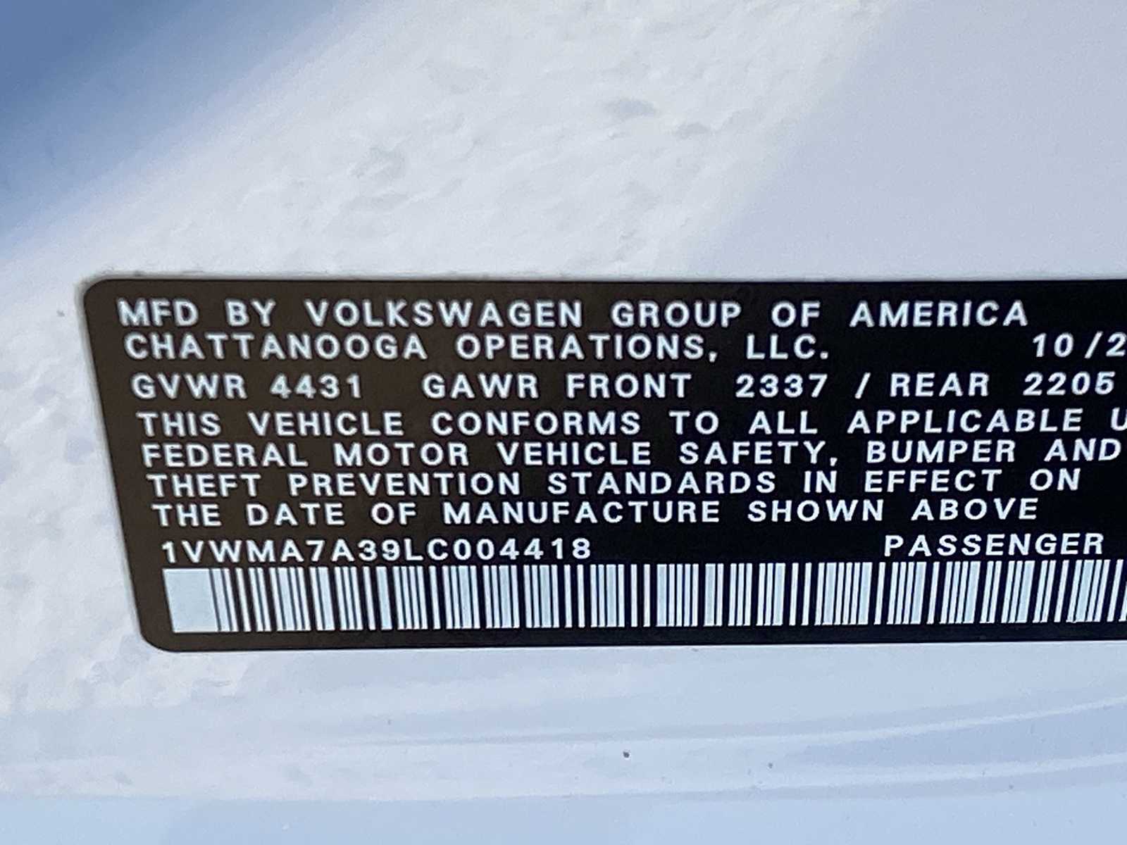 Thumbnail: 2020 Volkswagen Passat - 36