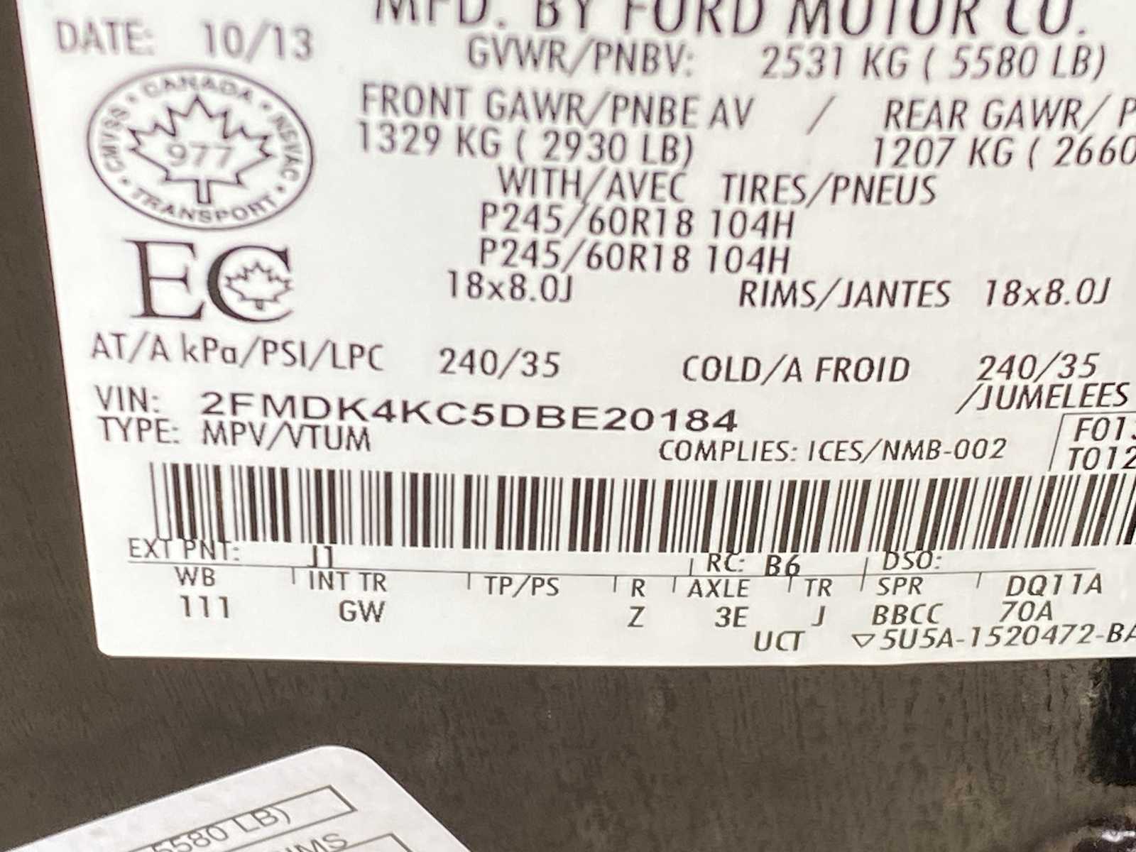 Thumbnail: 2013 Ford Edge - 21