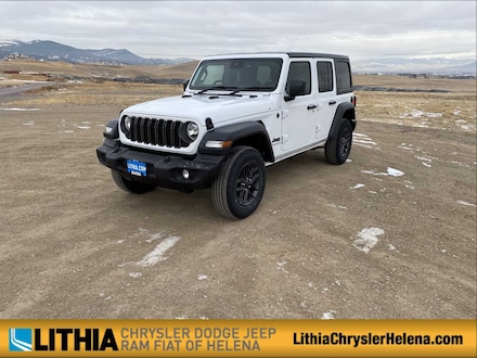 New 2025 Jeep Wrangler 4-Door Sport RHD 4x4 Sport Utility Helena, MT