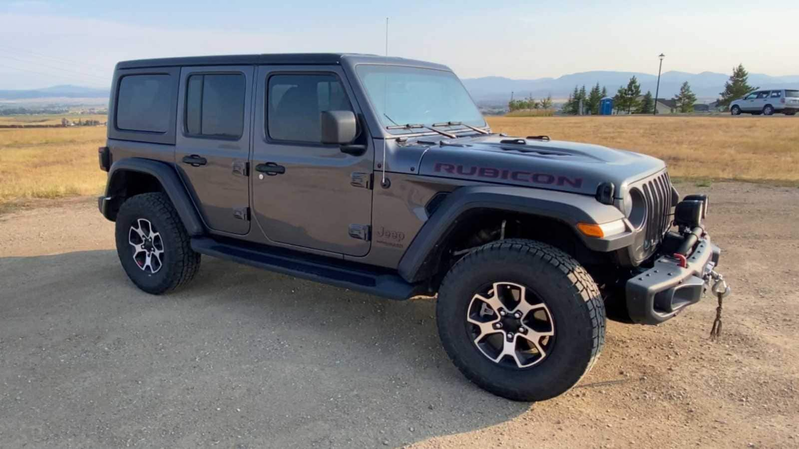 Used 2021 Jeep Wrangler Unlimited Rubicon with VIN 1C4HJXFG7MW784015 for sale in Helena, MT