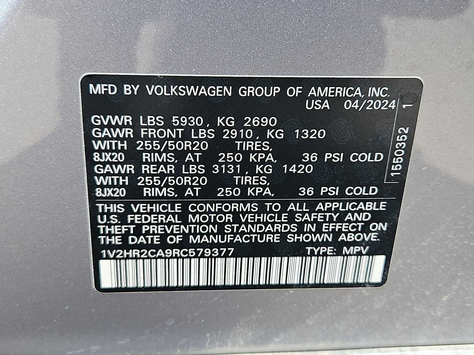 Thumbnail: 2024 Volkswagen Atlas - 36