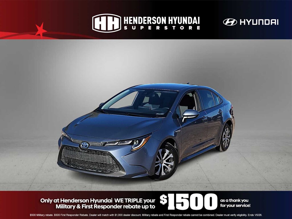 Used 2021 Toyota Corolla Hybrid LE Sedan