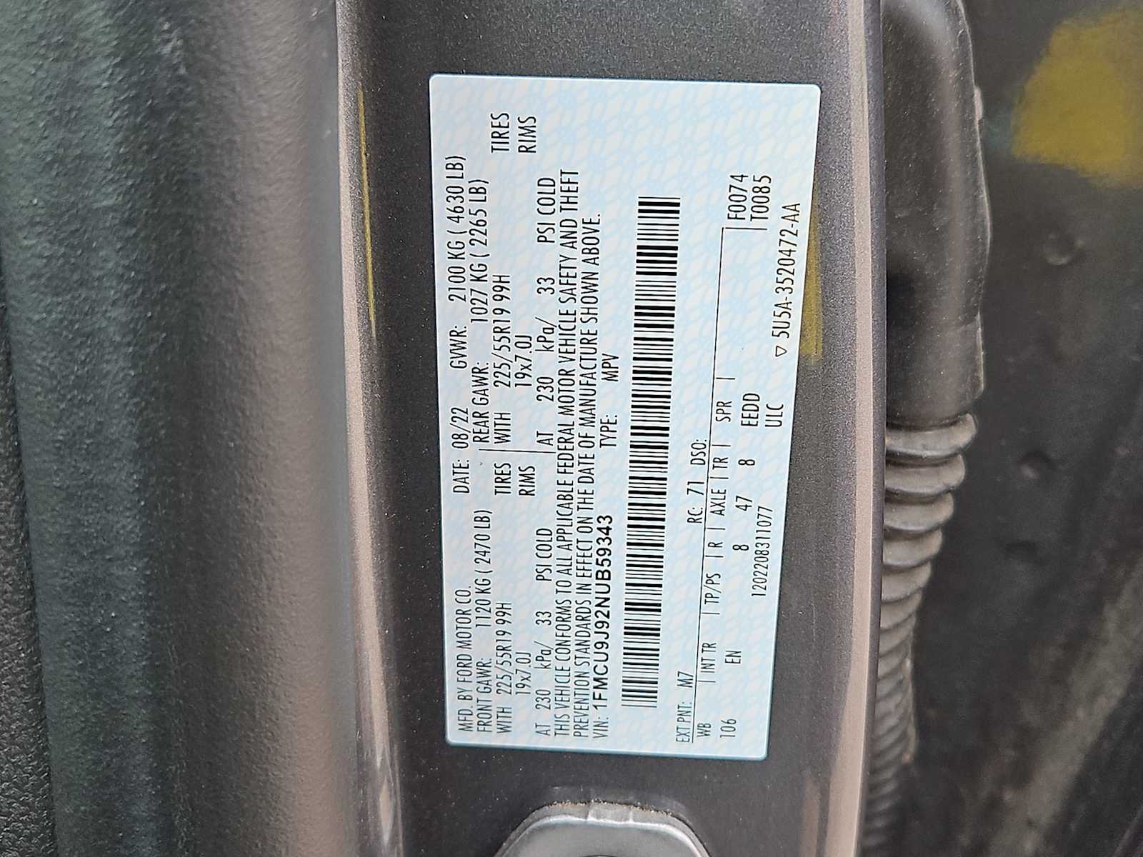 Thumbnail: 2022 Ford Escape - 36