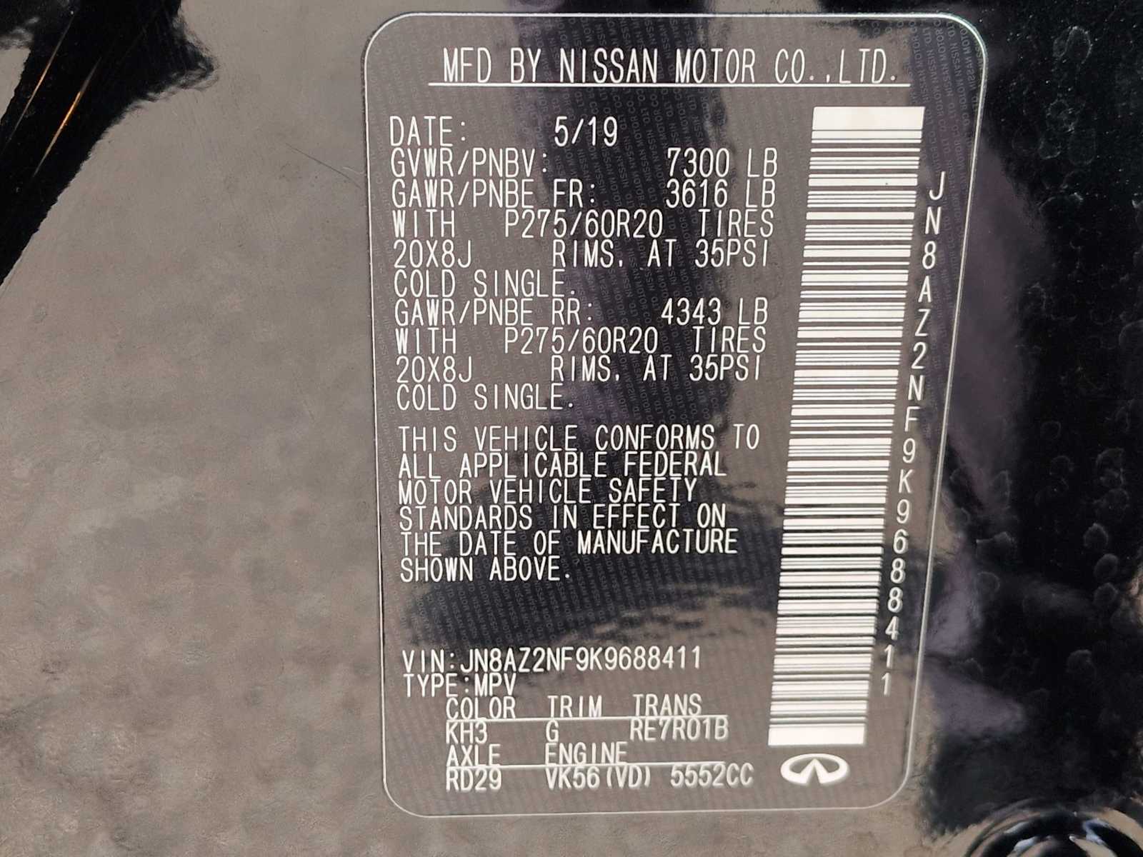 Thumbnail: 2019 INFINITI QX80 - 39