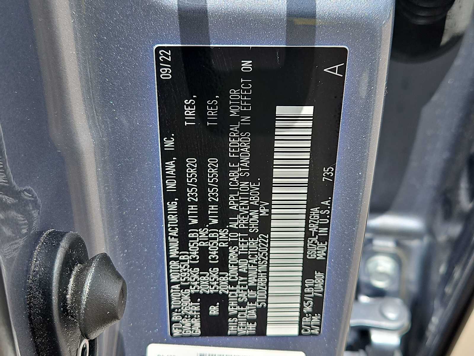 2022 Toyota Highlander Limited 33