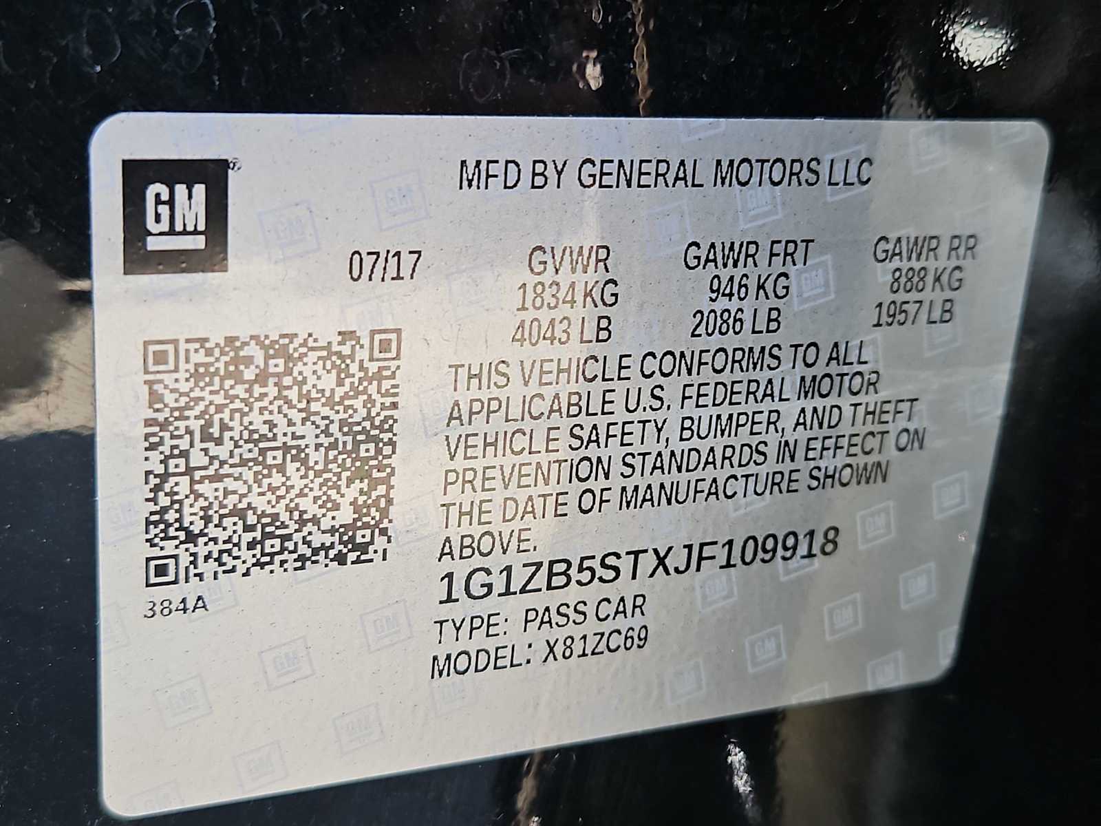 2018 Chevrolet Malibu LS 30