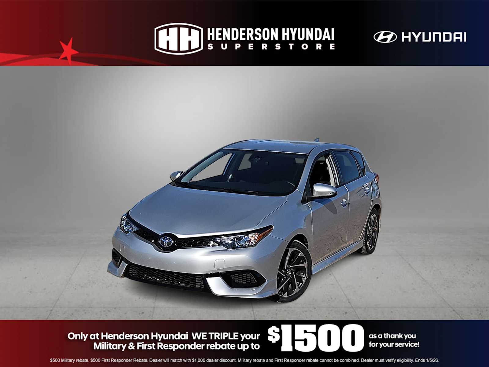 2018 Toyota Corolla iM Base -
                  Henderson, NV