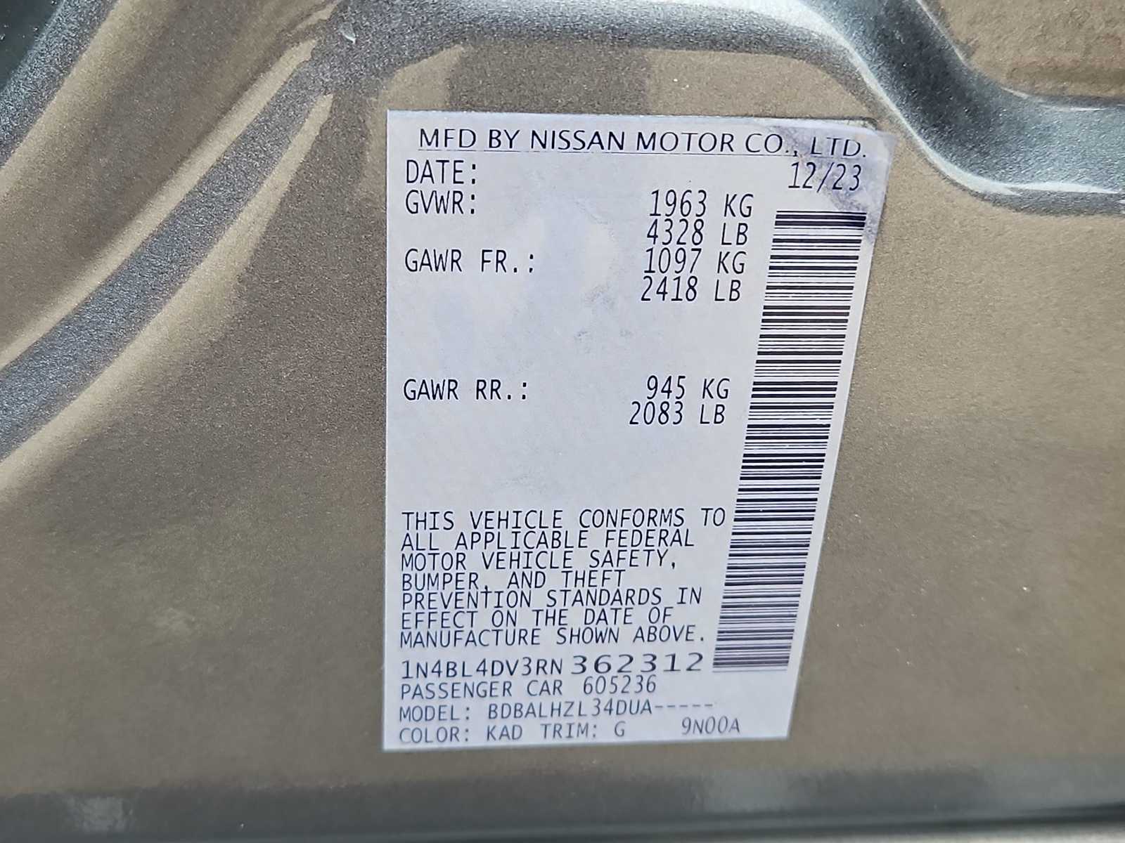 Thumbnail: 2024 Nissan Altima - 34