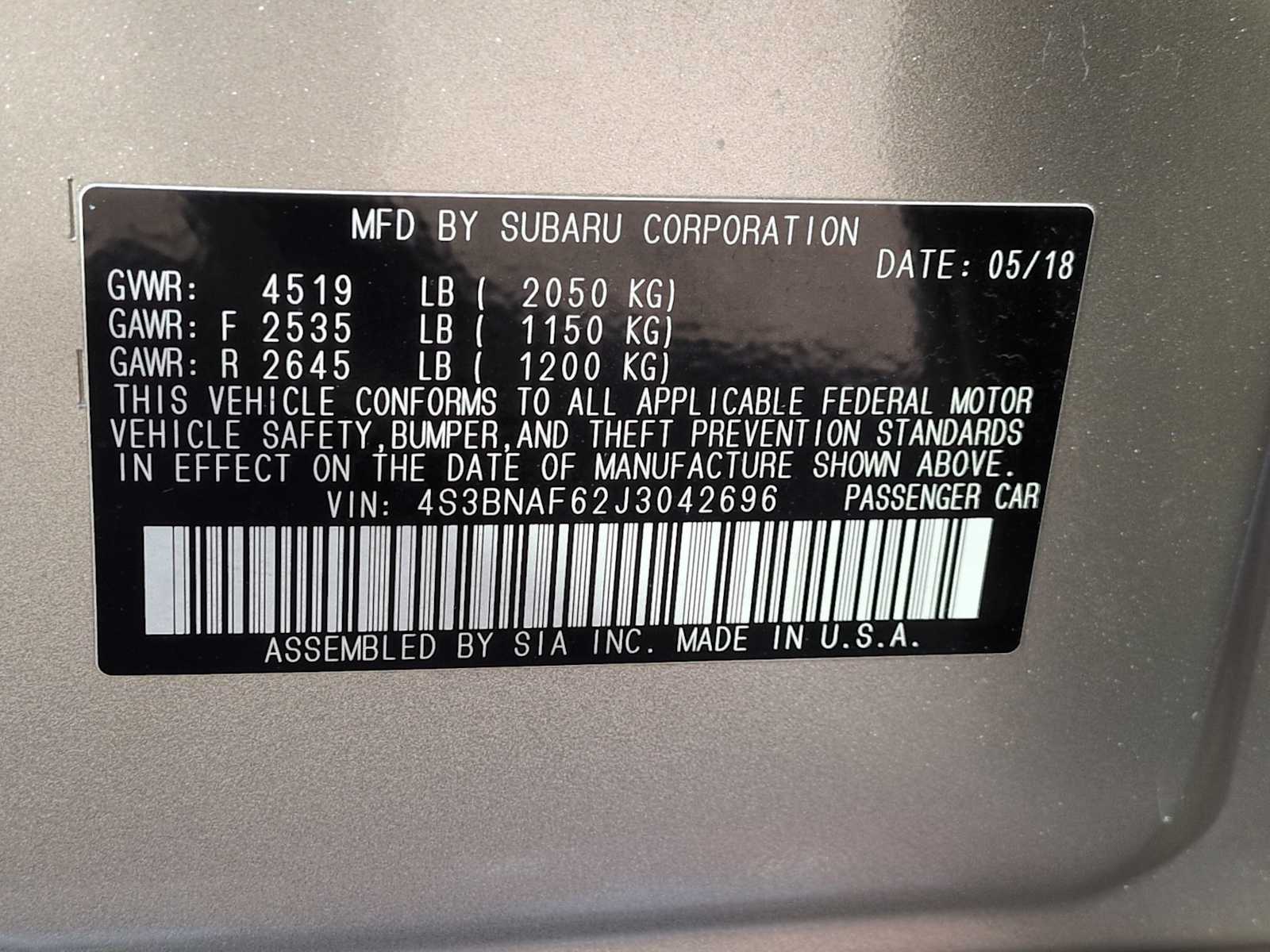 Thumbnail: 2018 Subaru Legacy - 36