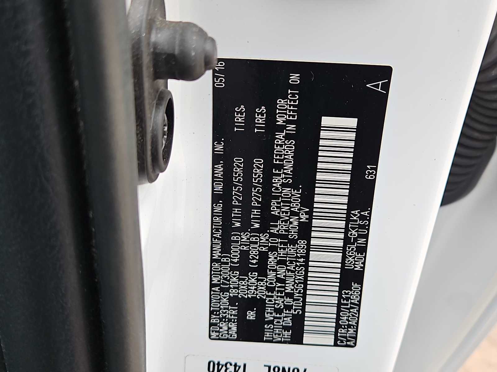 Thumbnail: 2016 Toyota Sequoia - 37