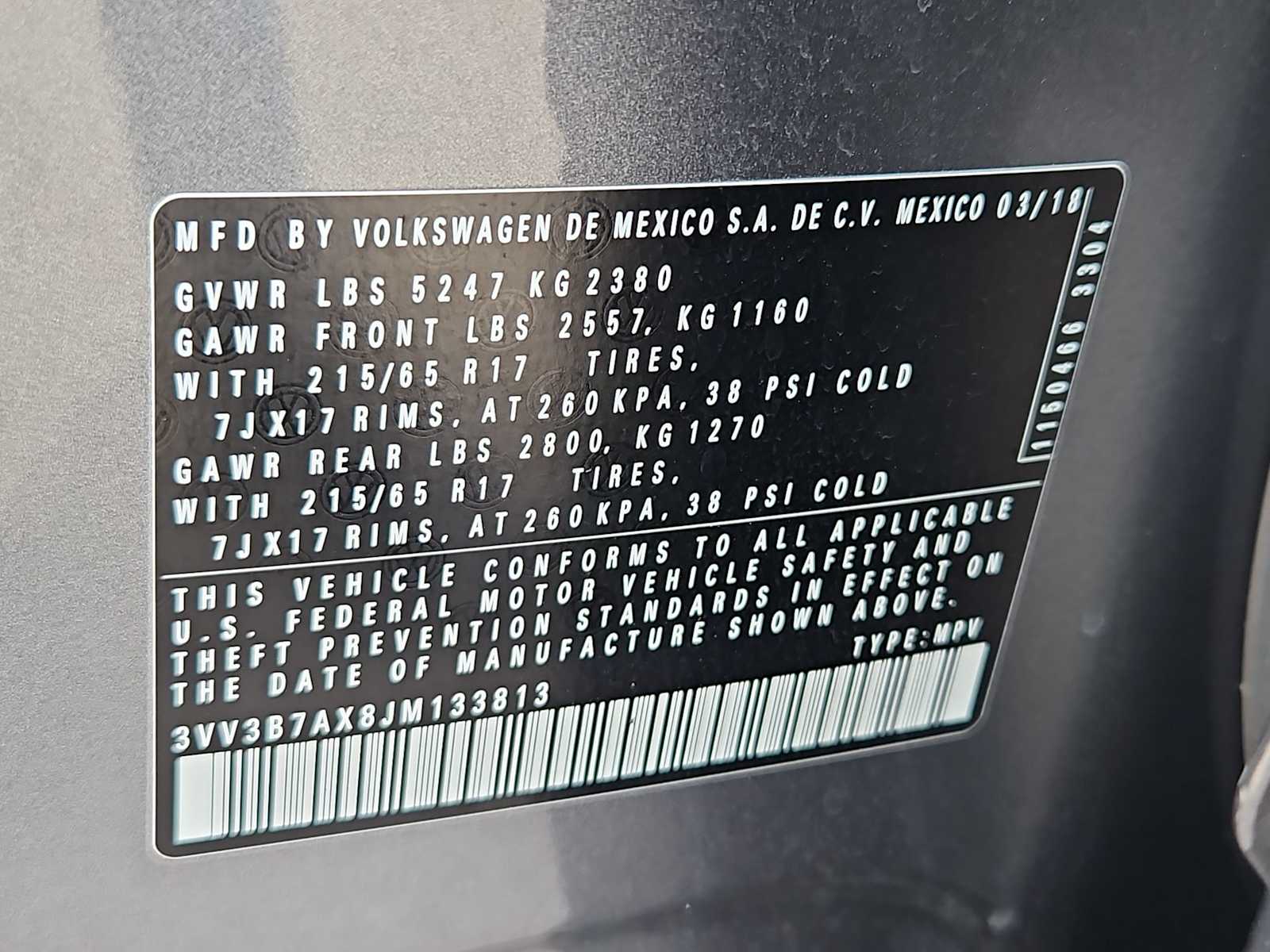 Thumbnail: 2018 Volkswagen Tiguan - 35