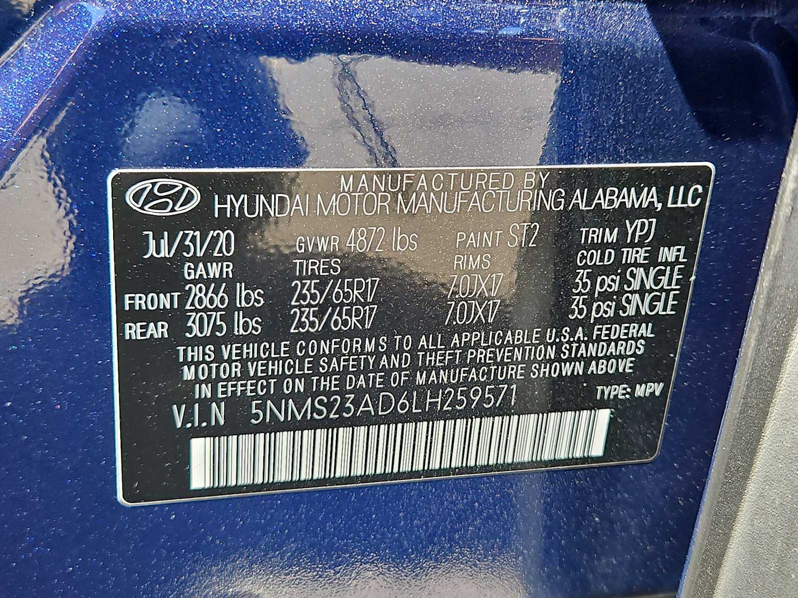 Thumbnail: 2020 Hyundai Santa Fe - 35