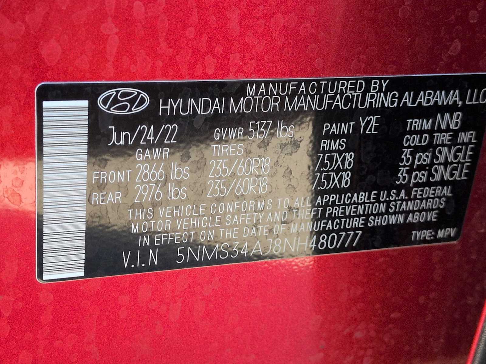 Thumbnail: 2022 Hyundai Santa Fe - 39