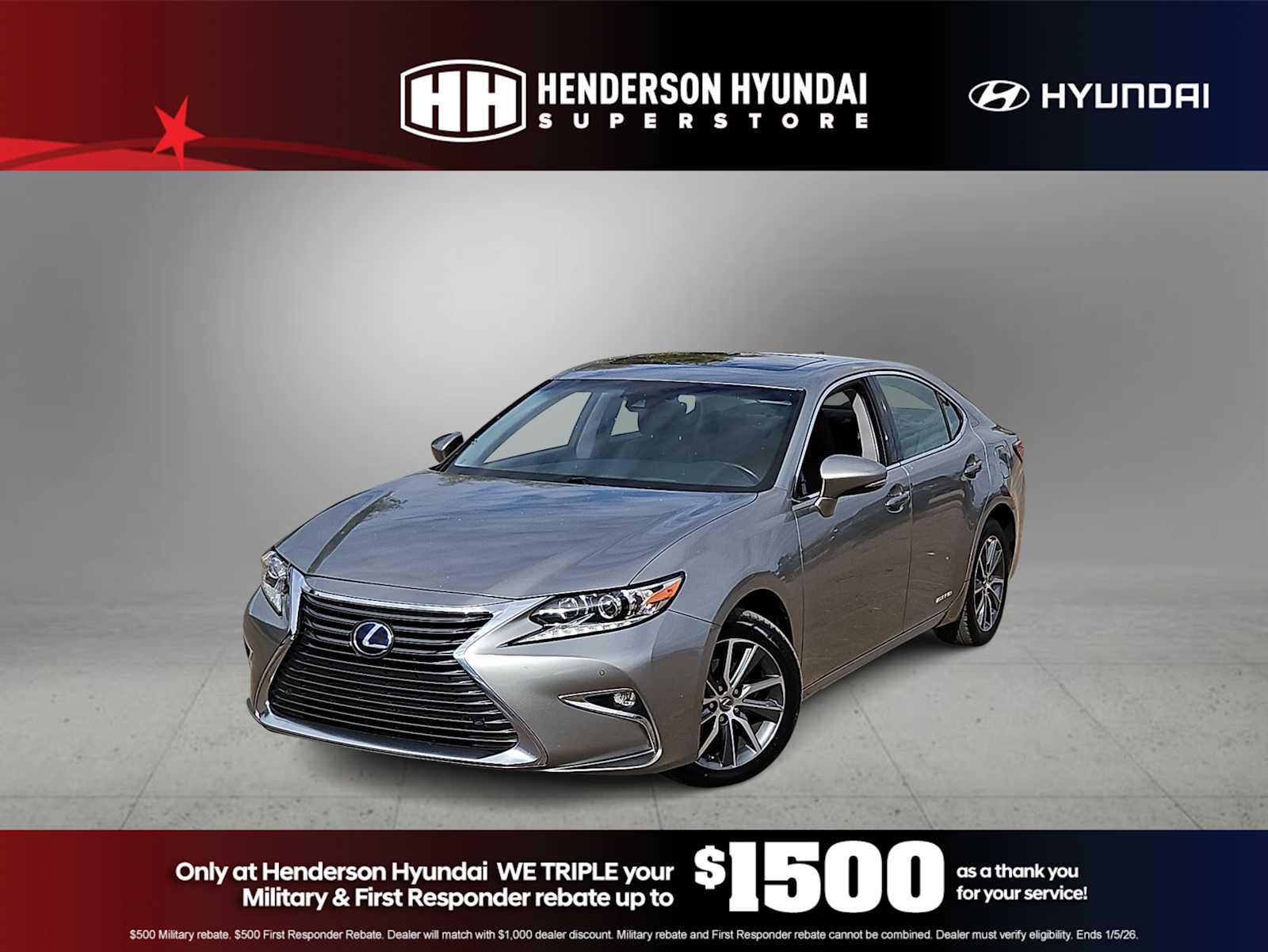 2018 Lexus ES Hybrid 300h -
                  Henderson, NV