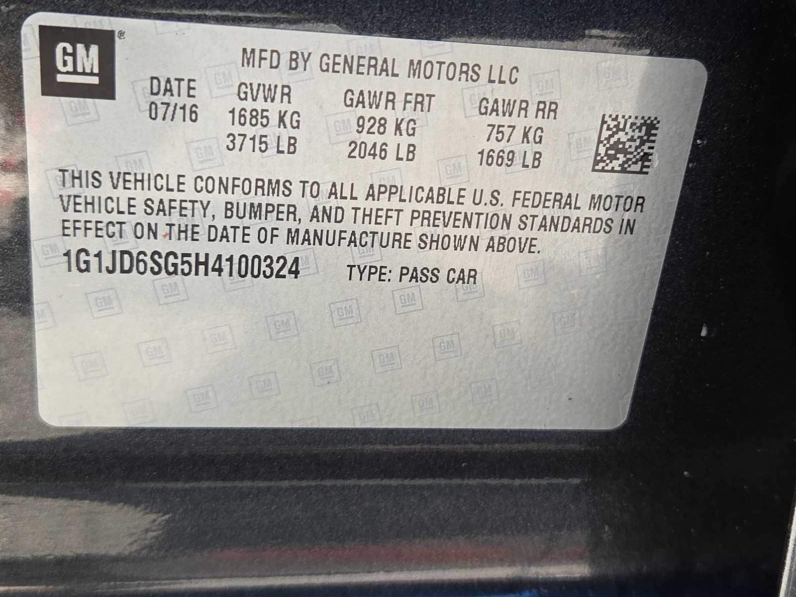 Thumbnail: 2017 Chevrolet Sonic - 36