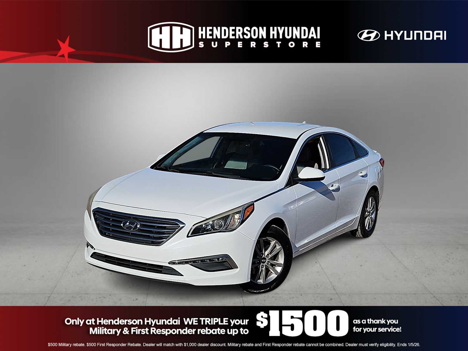 2015 Hyundai Sonata SE -
                  Henderson, NV