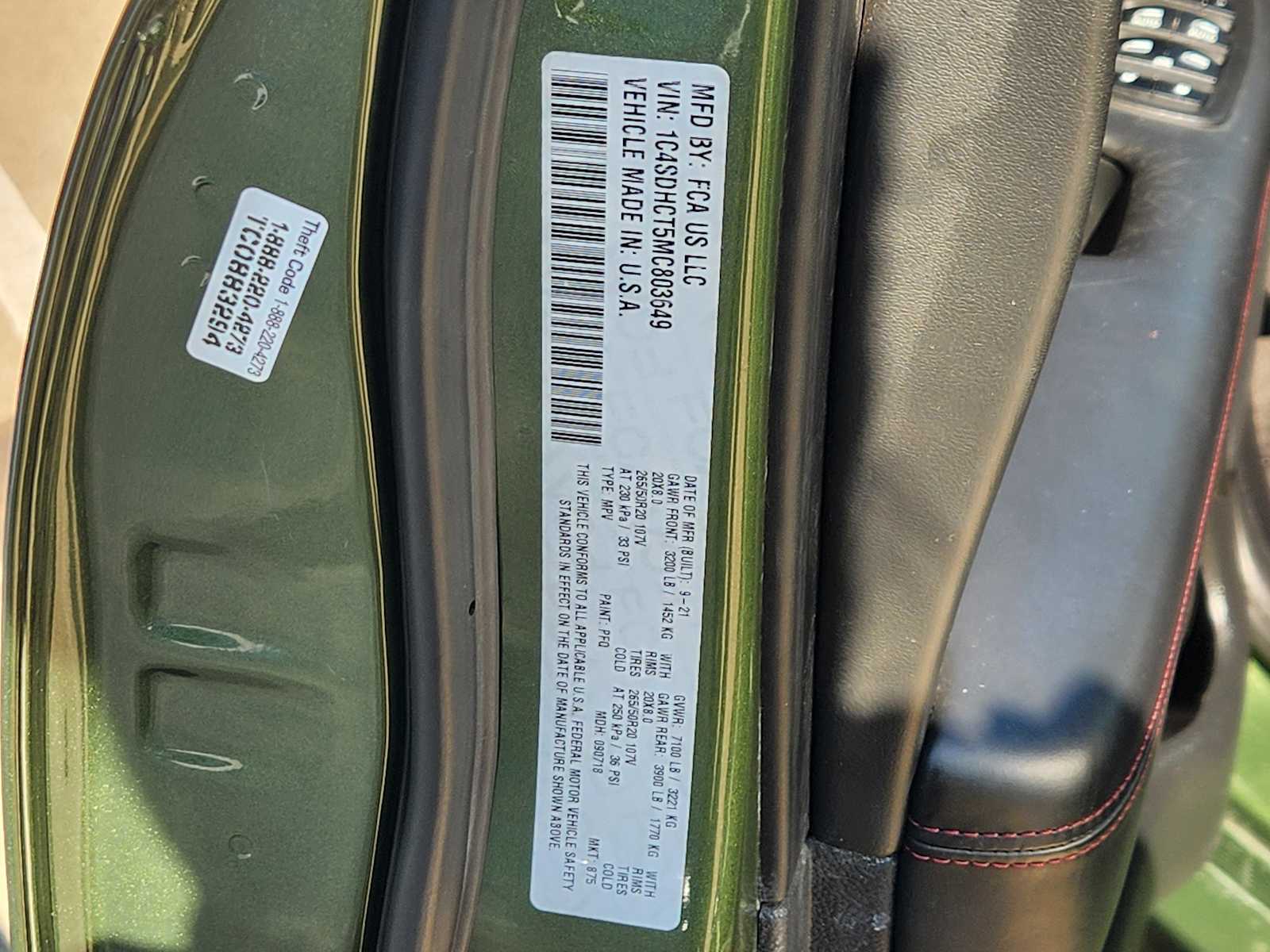 Thumbnail: 2021 Dodge Durango - 22