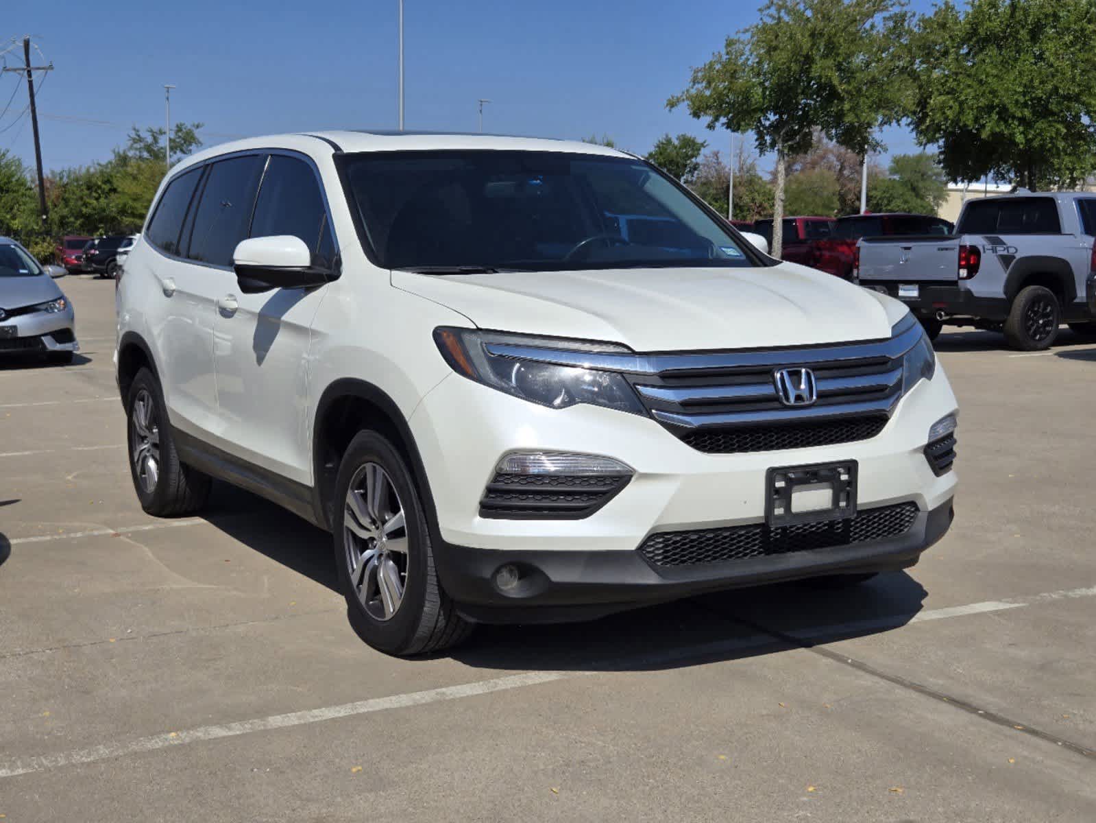 Certified 2017 Honda Pilot EX-L with VIN 5FNYF6H5XHB072440 for sale in Rockwall, TX